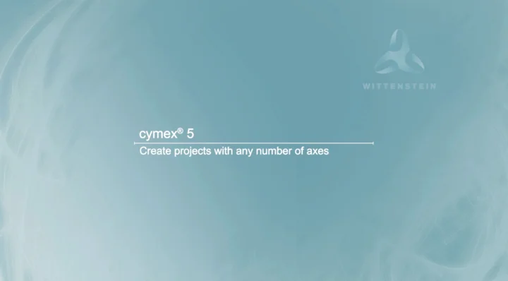 cymex5 - Create projects with any number of axes